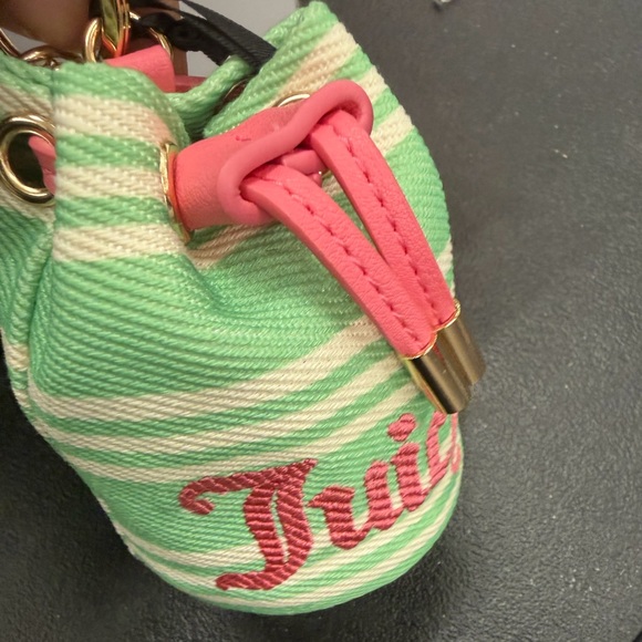 Juicy Couture Handbags - Juicy Couture Mint and Coral Mini Bag